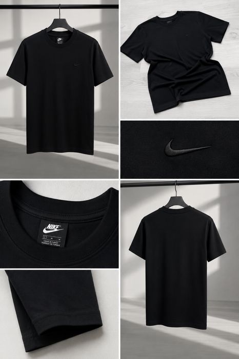 WYPRZEDAŻ!! Męska koszulka t-shirt basic sportowa male logo NIK OSTATNIA SZTUKA rozmiar M