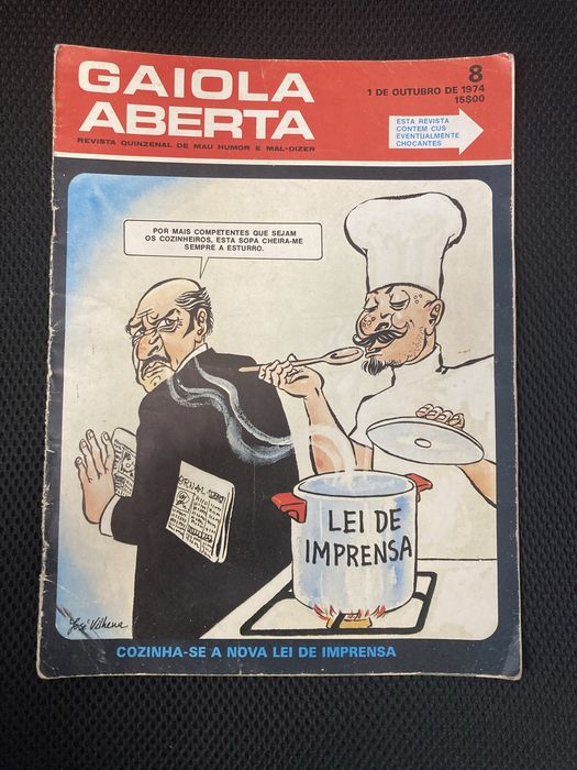 Revistas Gaiola Aberta de 1974