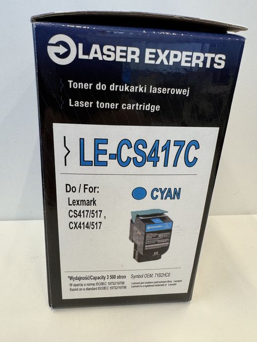 Toner lexmark LE-CS417C do CS417 CS517 CX414 CX517
