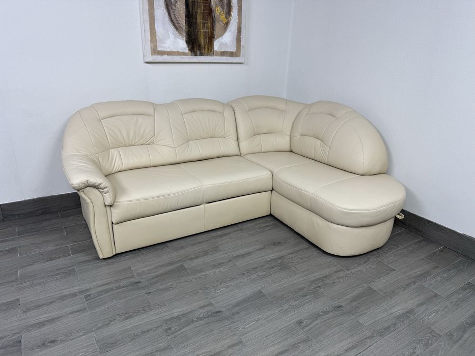 Розкладний шкіряний диван з Німеччини