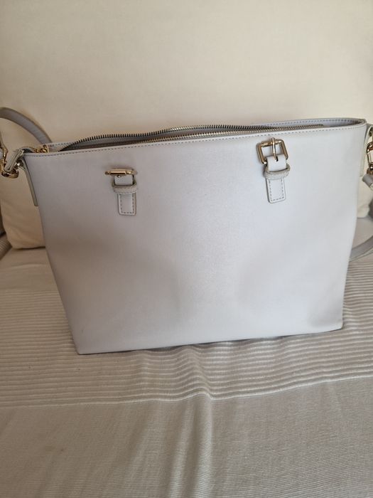 Bolsa feminina bege "Trussardi Jeans "