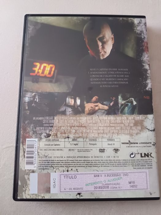DVD Saw v a sucessão