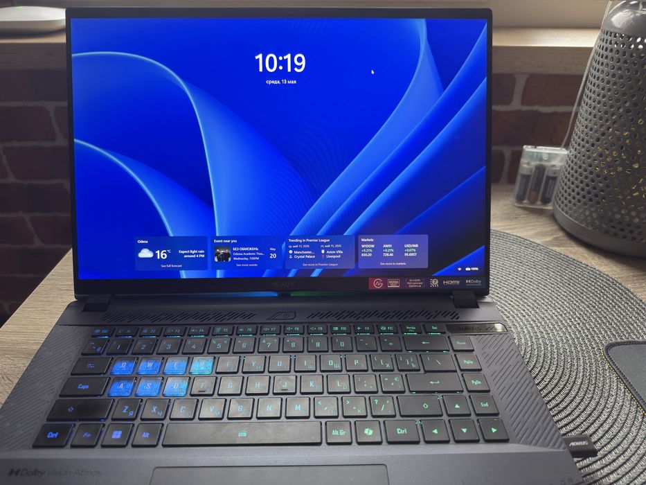 Продам ноутбук Aorus 16 x 9kg