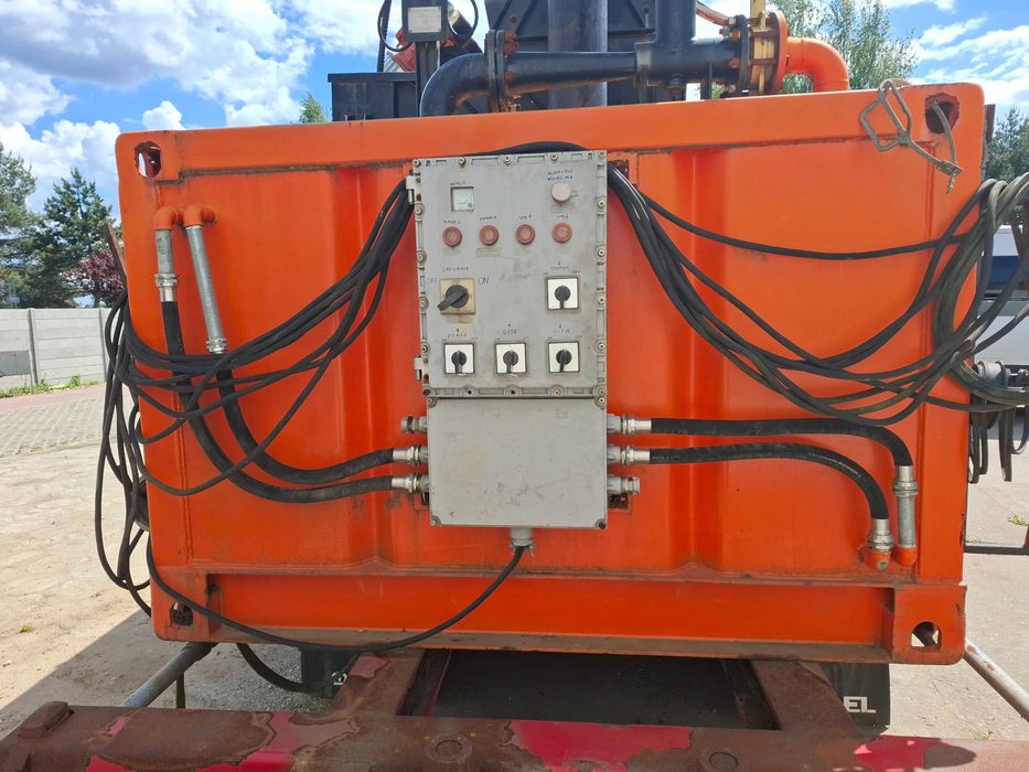 Separator do płuczki plus przyczepa Krone