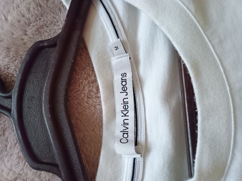 Оригінальна біла футболка Calvin Klein Jeans (M)