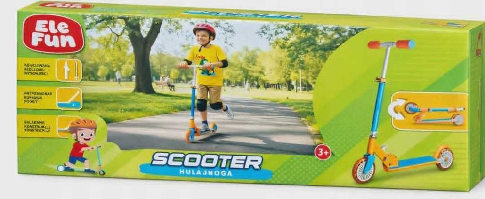 Hulajnoga dla dziecka Elefun SCOOTER 3+ Nowa!