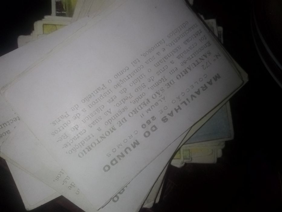 Cromos só esses não tenho mais