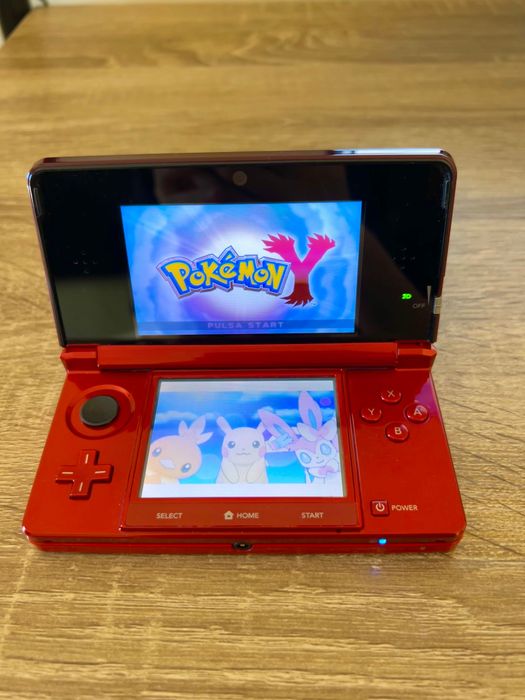 Título: Nintendo 3DS Vermelha (Edição Especial) - DESBLOQUEADA + 4 Jogos + Caixa + Bolsa transporte