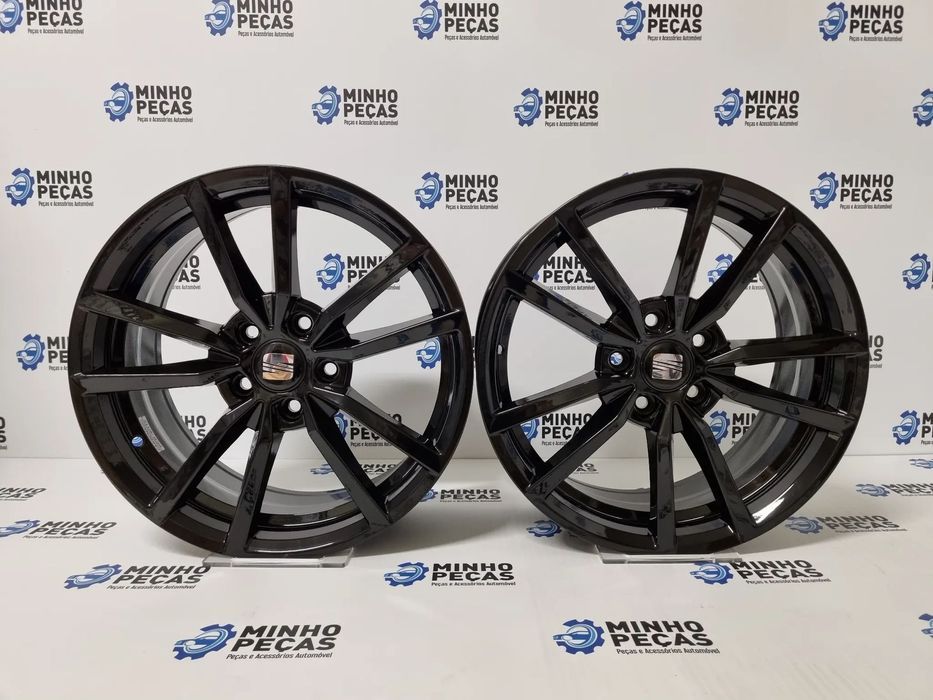 Jantes Seat Leon em 17 Preto Brilho (5x112)