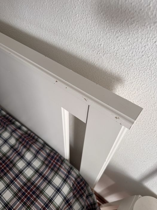 Cama de casal IKEA 160x200 - branca + estrado + colchão