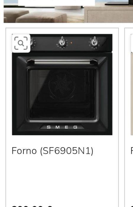 Forno preto  novo