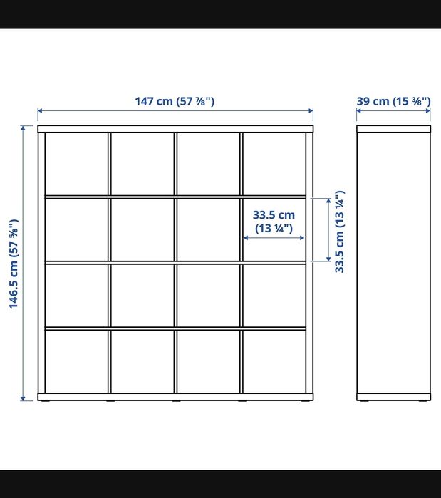 Duas estantes ikea