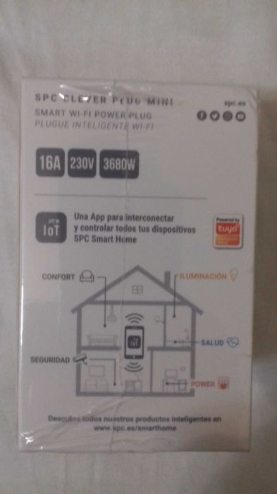 Tomada Inteligente com wifi SPC ou Energeeks NOVA e embalada 5€