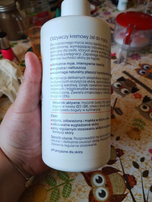 Odżywczy kremowy żel do mycia Seni