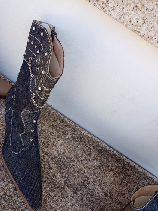 Calças modelo texana