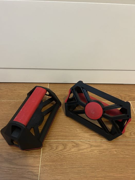 Push ups and Slide Decathlon