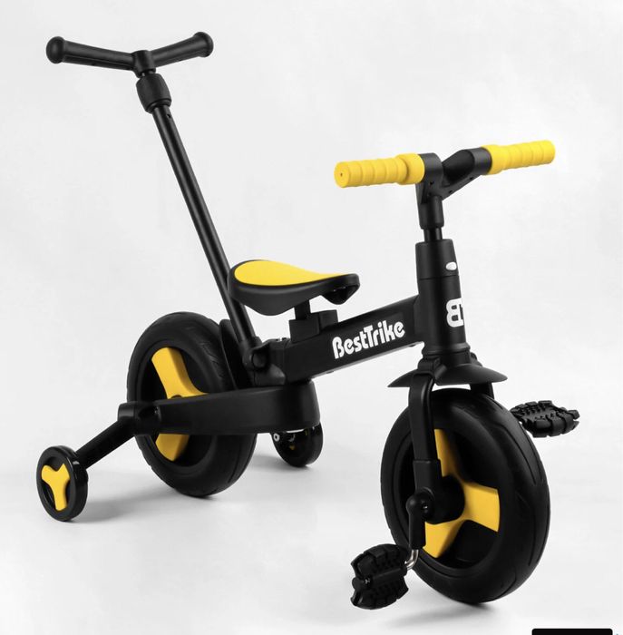 Велосипед-трансформер Best Trike беговел с родительской ручкой
