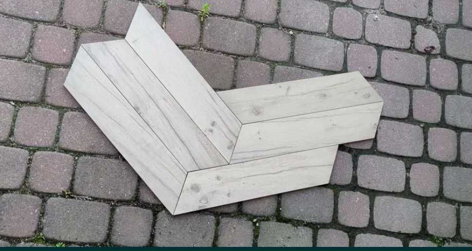 Płytka jodełka Revival Chevron Almond 11x54 g.1 39,48m2