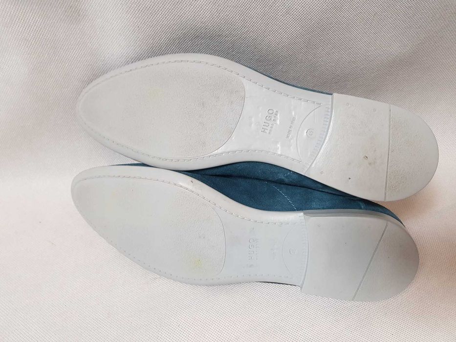 HUGO BOSS - Męskie Buty Zamszowe roz. 45 - 29,5 cm Super _ >