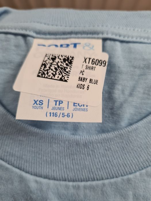 Tshirt koszulka dziecięca Port&Company  116/ 5-6