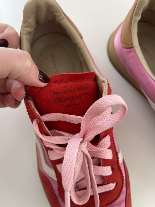 Sneakersy Gant półbuty skóra
