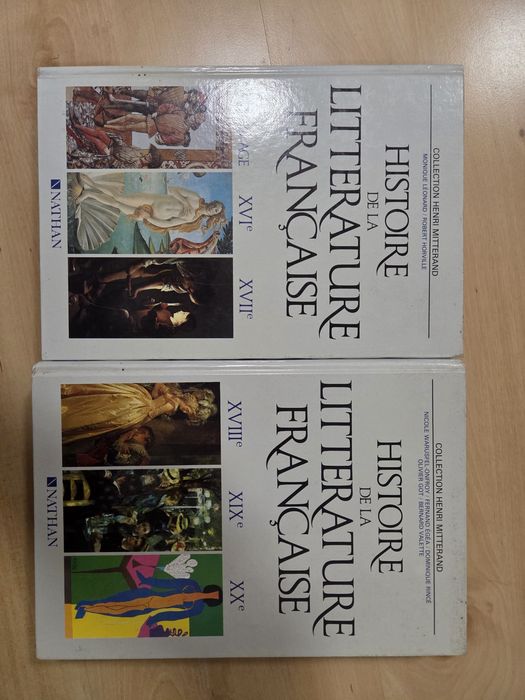 Historie de la litterature française éditions Nathan 1988 tomy 1-2