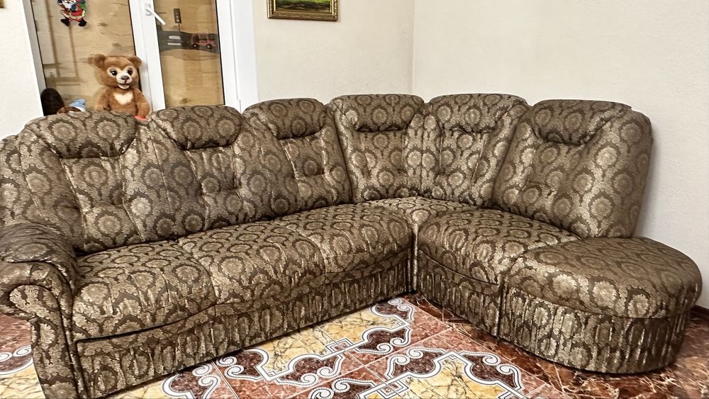 Диван уголок и кресло