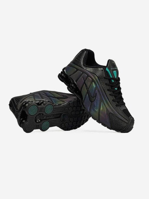 !PREMIUM! Nike Sportswear Shox R4 SE Black Seaweed Lt Lemon Twist