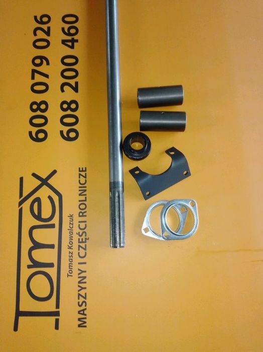 Wał Napędowy przedniego Napędu 6 Frezow  Dlugość 1572mm Massey Ferguson seria 3050 3060 3065 3070 Podpora 3386640M1 Obejma 3386986M1 łożysko 3386985M1