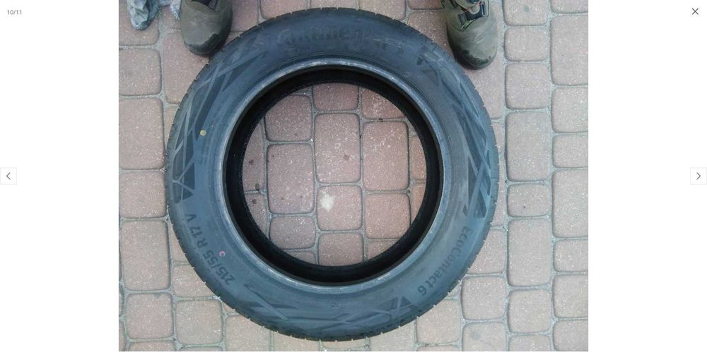 4x nowe opony letnie Continental EcoContact 6 215/55 R17