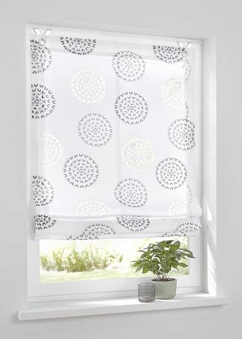 Roleta rzymska na przelotkach 45x140 cm