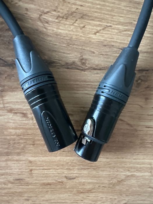 Kabel mikrofonowy Sommer 10 metr, XLR Neutrik 3 sztuki + 4 x po 2 metr