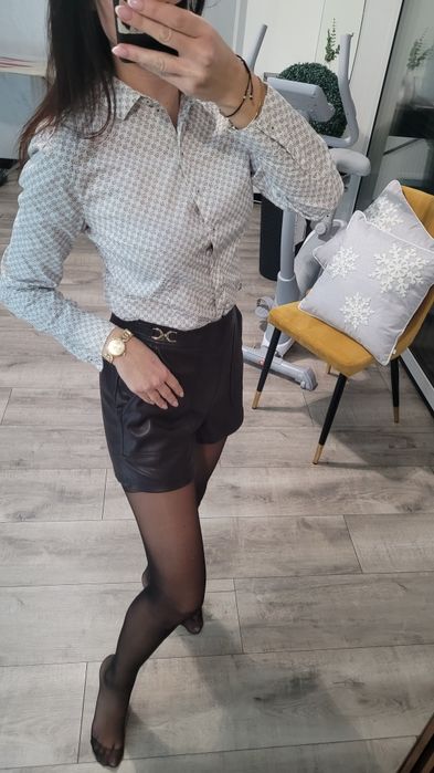 Biała elegancka koszula we wzorki Marc O'Polo S