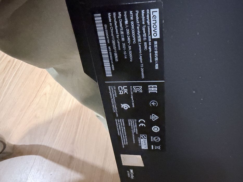 Lenovo Legion T5 26AMR5 Desktop
