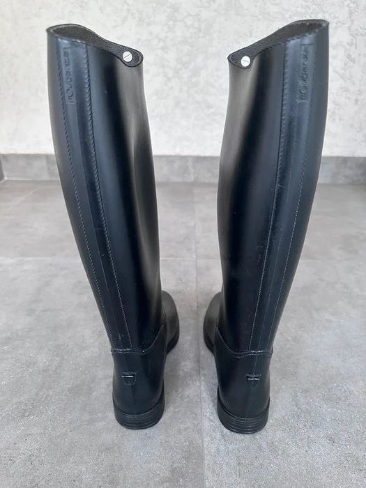 Czarne kalosze studded oficerki z ćwiekami a’la Hunter Wellies rozm 38