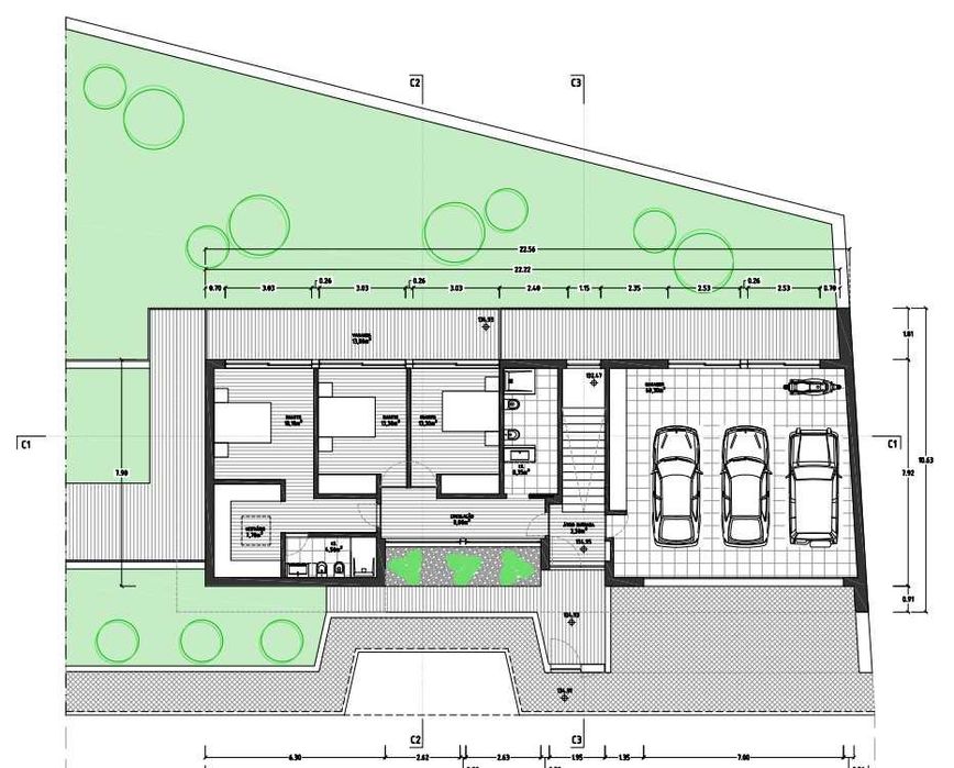 Terreno 1300m2 para construção com Projeto