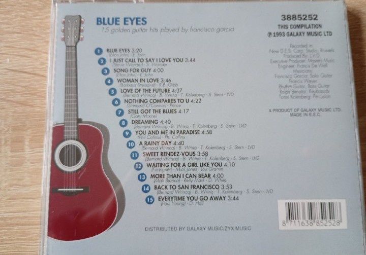 CD Blue eyes -Francisco Garcia - piosenki gitarowe VG