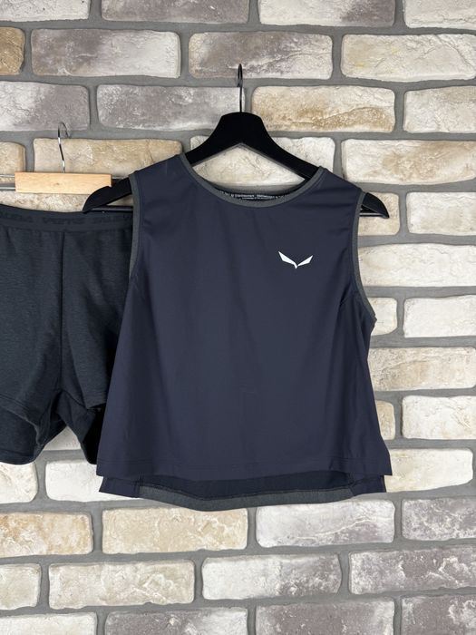 Stroj sportowy dres szorty koszulka damski salewa rozmiar L