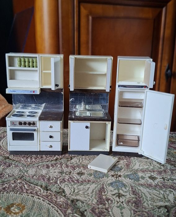 Mebelki akcesoria dla lalek Lundby vintage