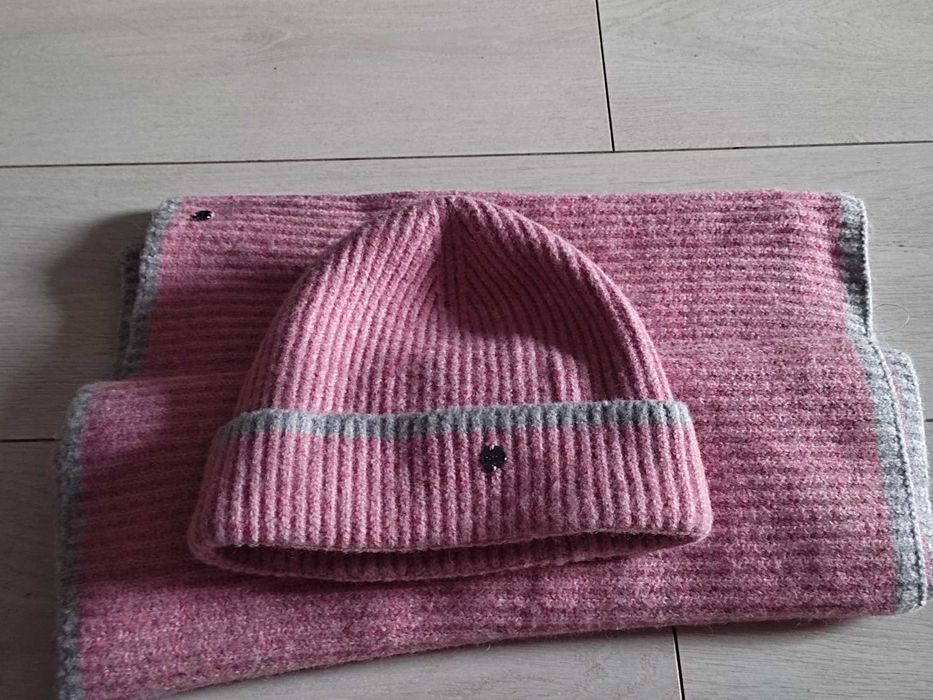 Esprit kpl.czapka+komin z dodatkiem wełny