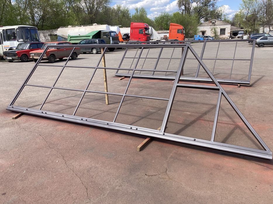 Відкатні ворота, каркас відкатних воріт, фурнітура