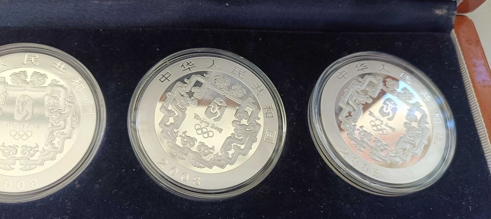 Moedas para coleção colecionador prata comemorativas olimpíadas