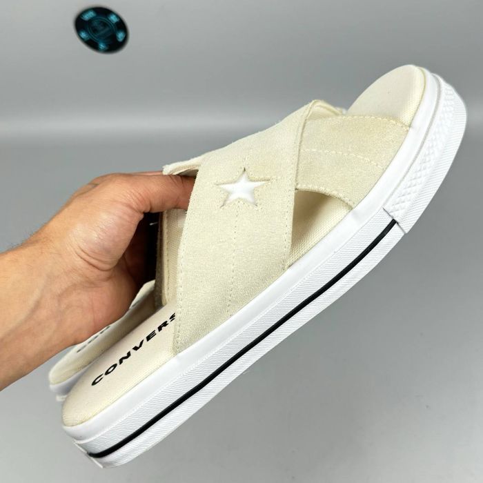 Тапки Converse One Star Sandal сандали конверс тапочк босоножки шлепки кроссовки кеди сланцы сандали замшевые конвера