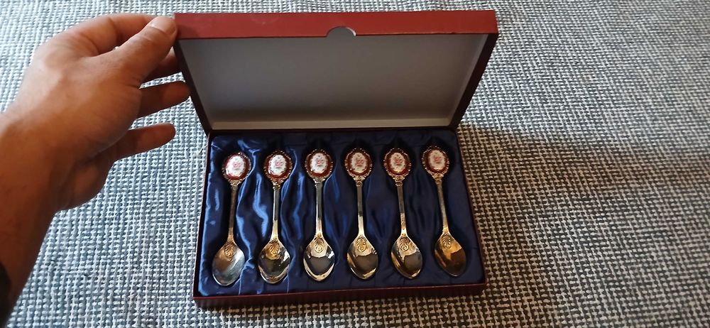 Caixa colheres com decoração