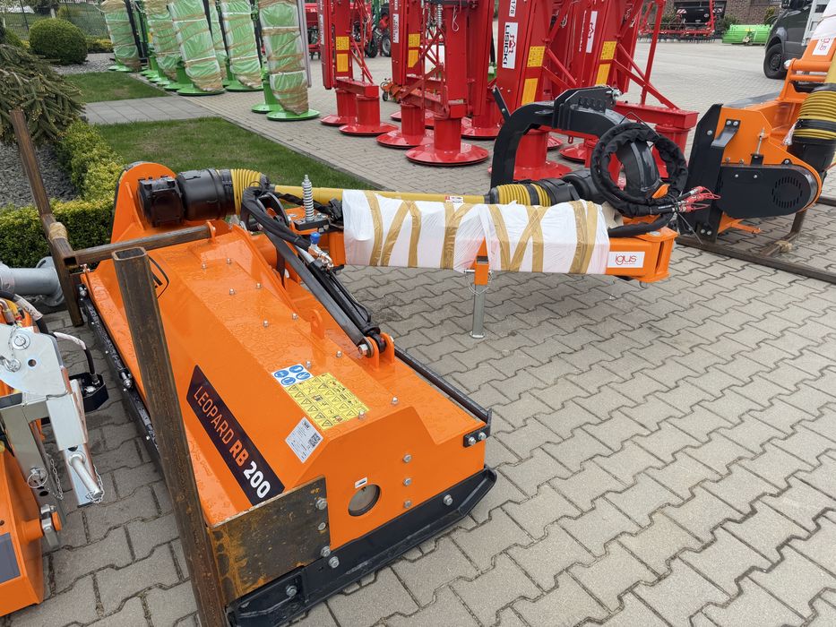 Kosiarka bijakowa Tylno-boczna na wysiegniku do koszenia poboczy i rowow: LEOPARD RB Talex 1,6 m 1,8 m 2 m
