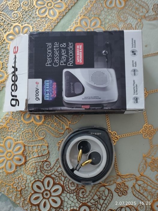 Walkman Groove srebrno czarny