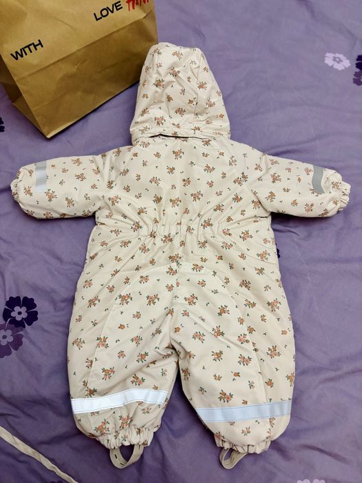 Зимовий термо комбінезон H&M 68 розмір 4-6 місяців повномірка