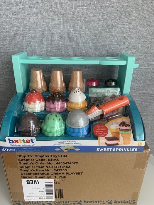 Battat Ice Cream Shop морозиво набір виготовленння морозива Баттат