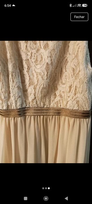 Vestido comprido de mulher