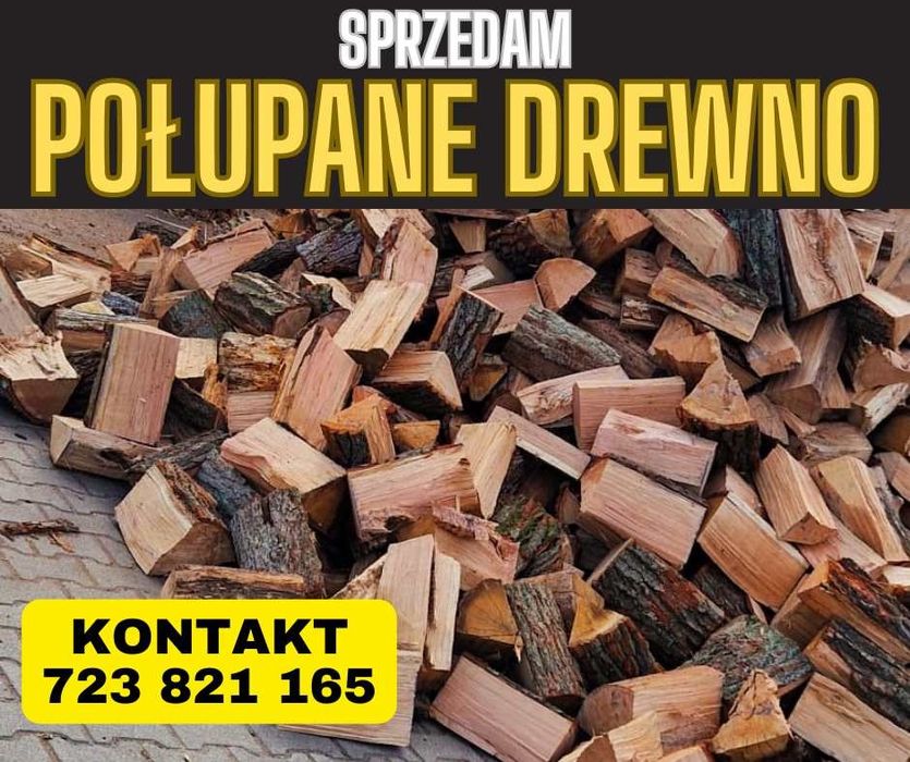 Drewno kominkowe suche Dąb